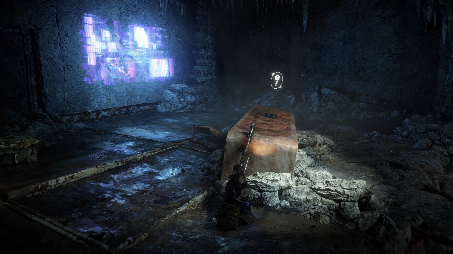 horizon forbidden west burning shores friend in the dark second door key and deathbringer gun