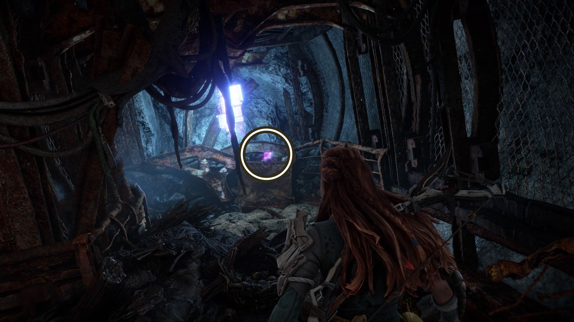 horizon forbidden west burning shores friend in the dark tunnel datapoint code