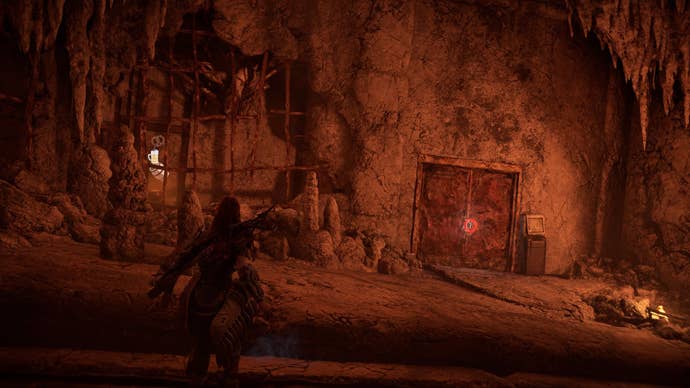 horizon forbidden west burning shores murmuring hollow code locked door relic behind