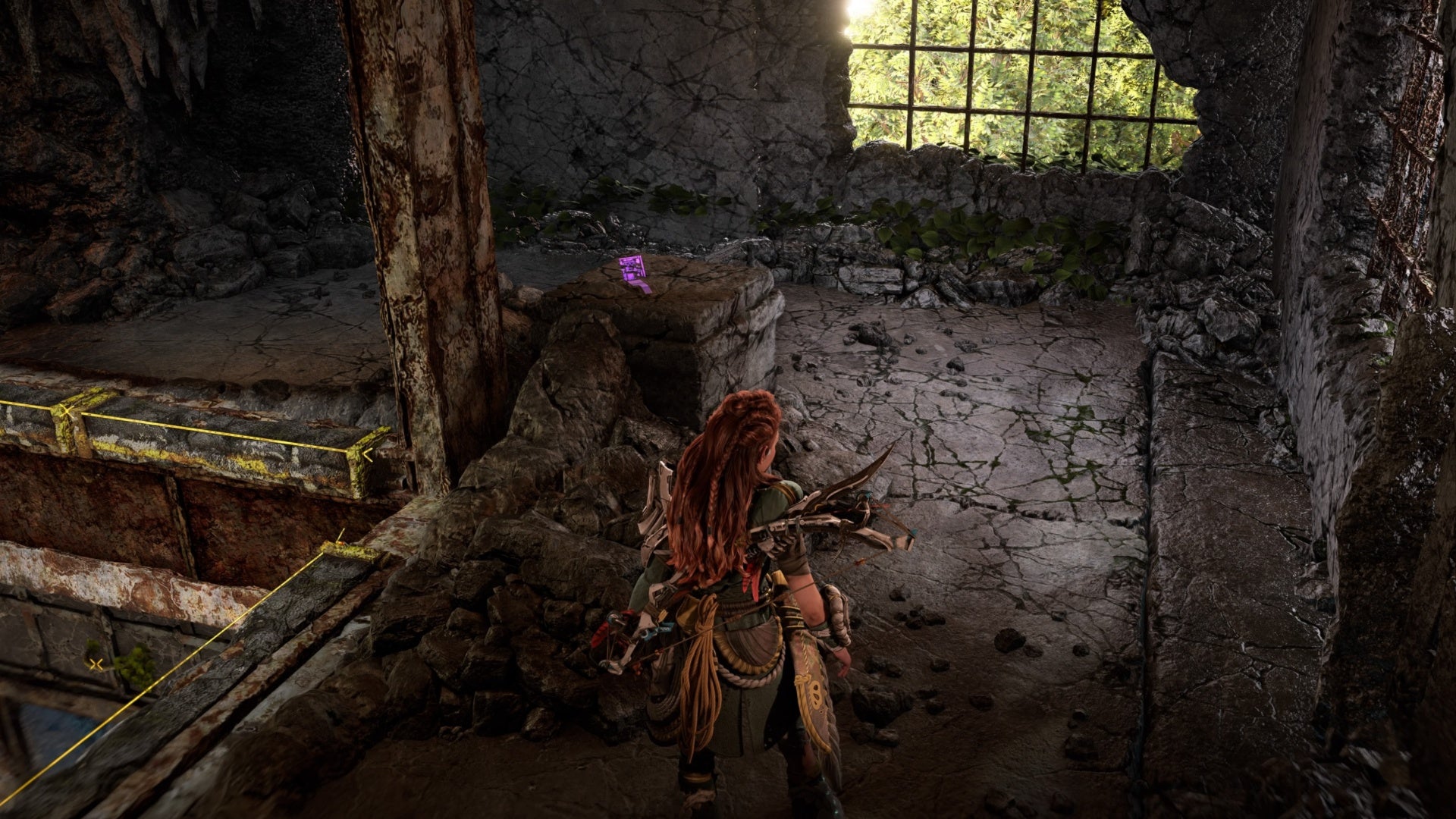 horizon forbidden west burning shores murmuring hollow door code data point