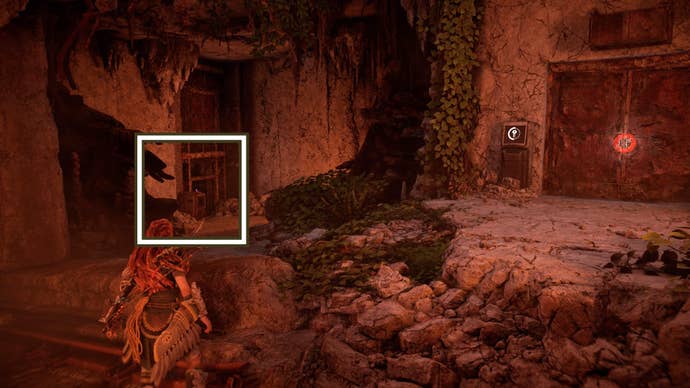 horizon forbidden west burning shores murmuring hollow elevator shaft entrance