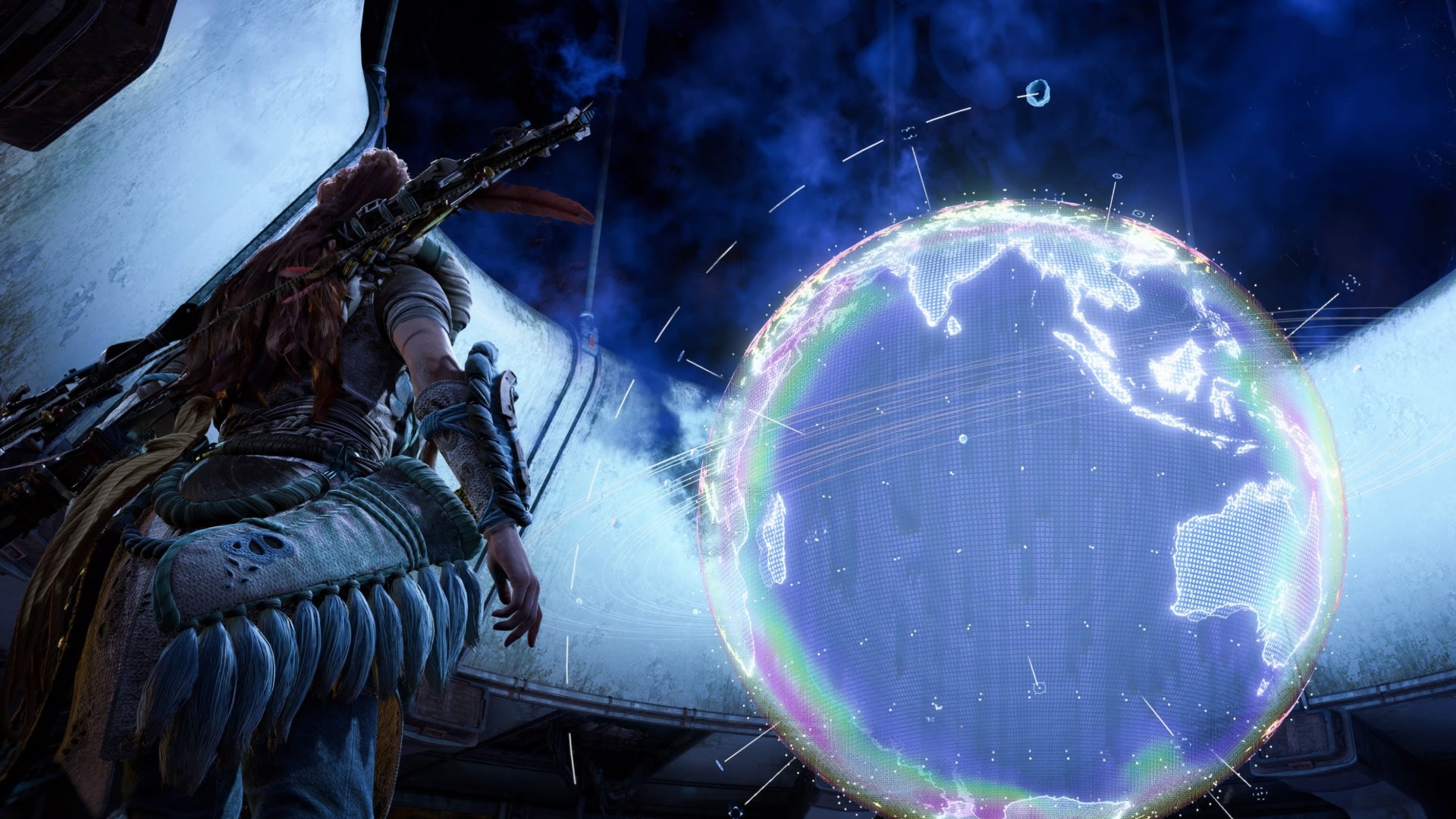 horizon forbidden west burning shores second door code hologram