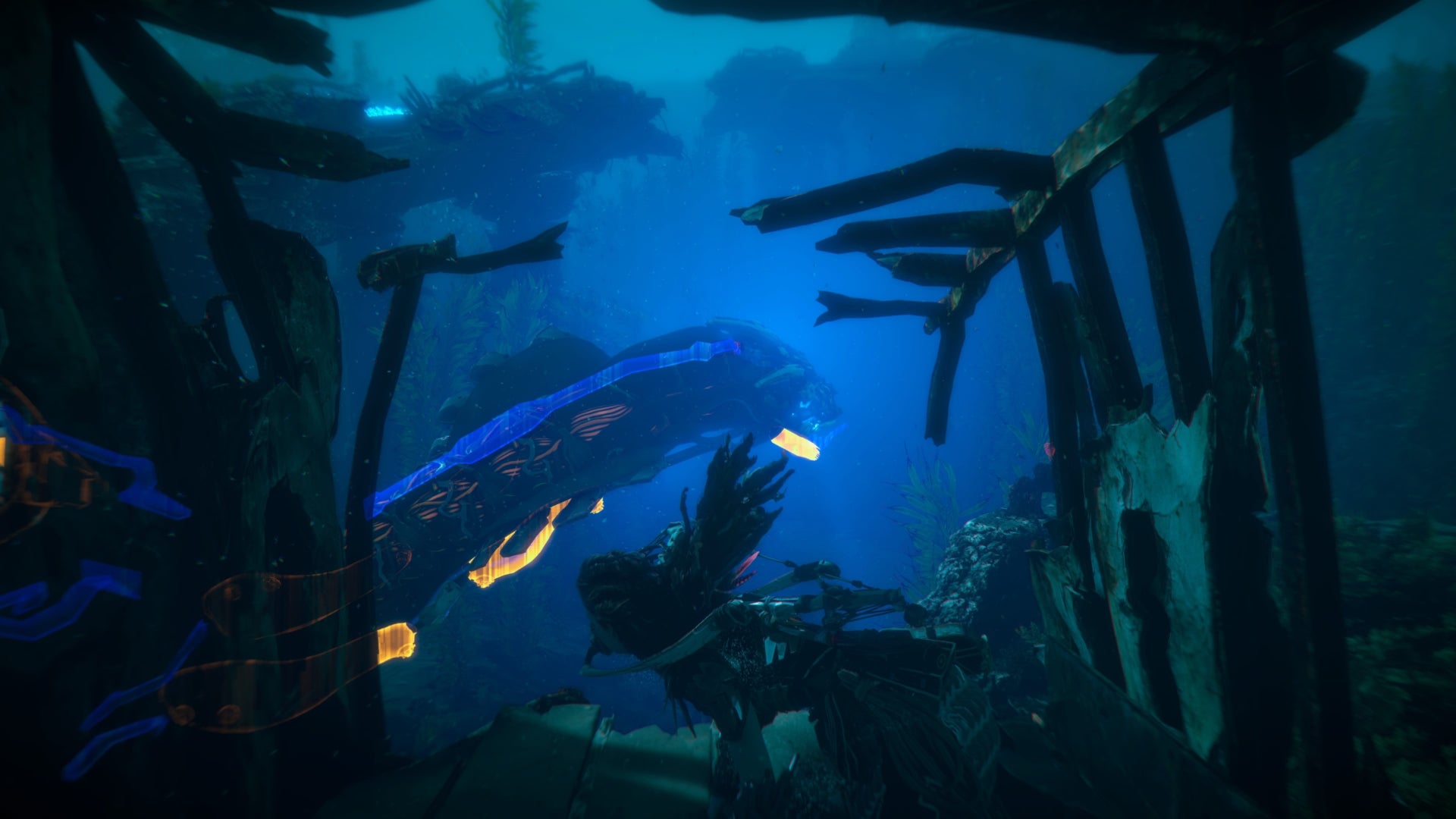 horizon forbidden west burning shores splinter within hiding tideripper