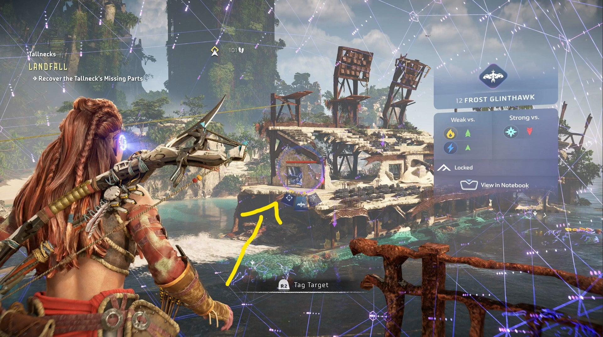 Horizon Forbidden West Tallneck Locations: How to Climb Tallnecks and Remove Map Fog - 32