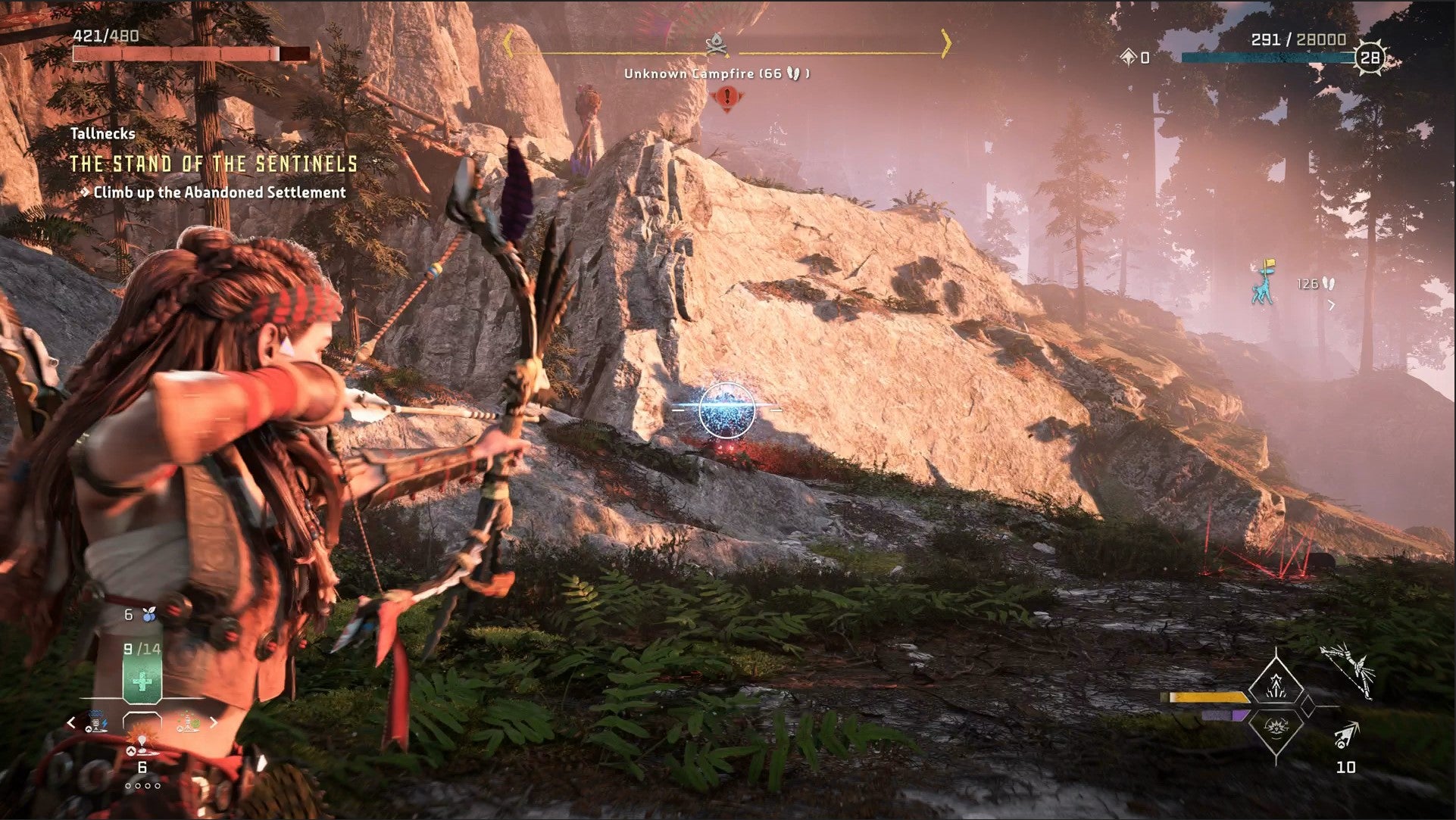 Horizon Forbidden West Tallneck Locations: How to Climb Tallnecks and Remove Map Fog - 19