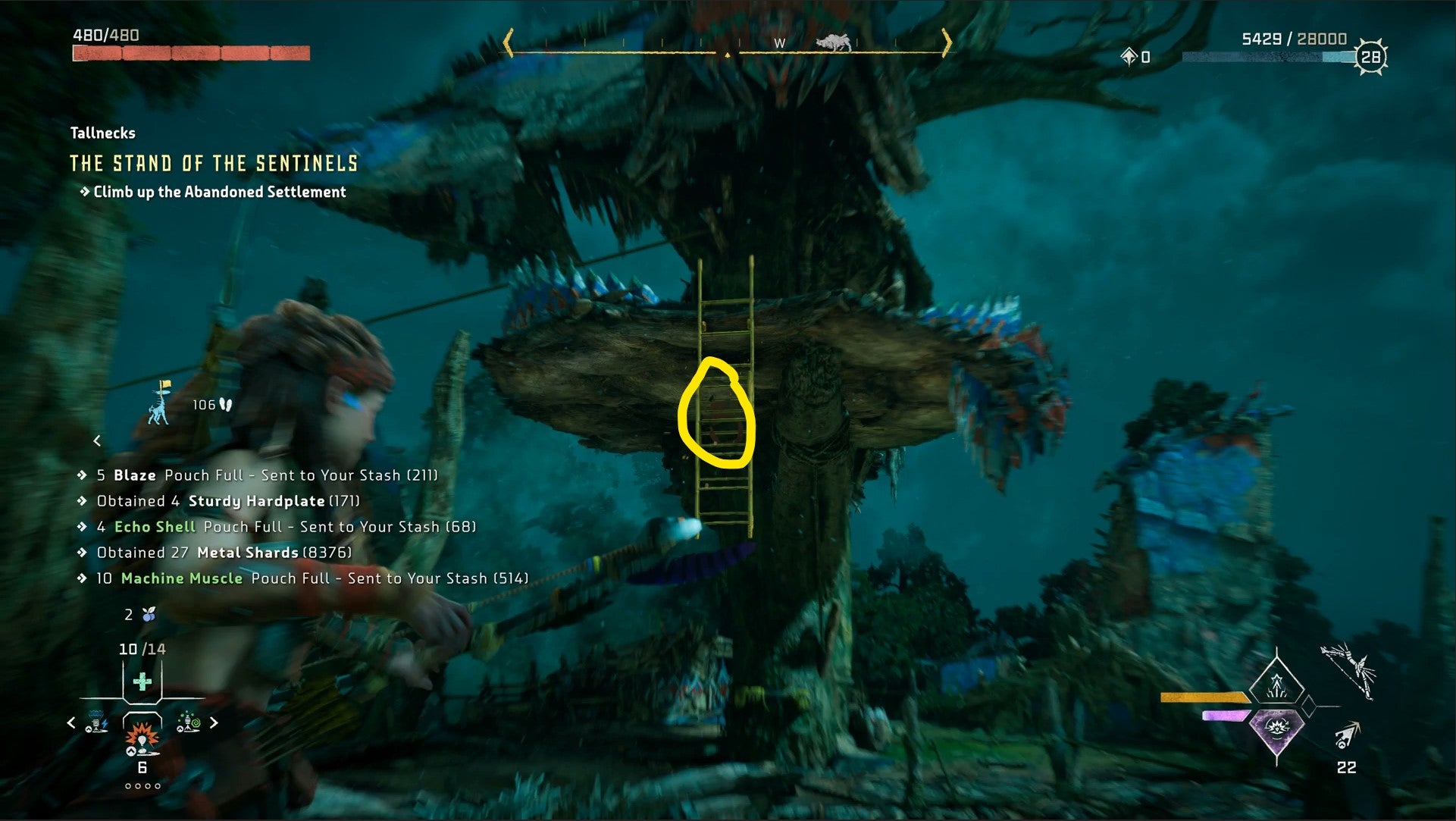 Horizon Forbidden West Tallneck Locations: How to Climb Tallnecks and Remove Map Fog - 24