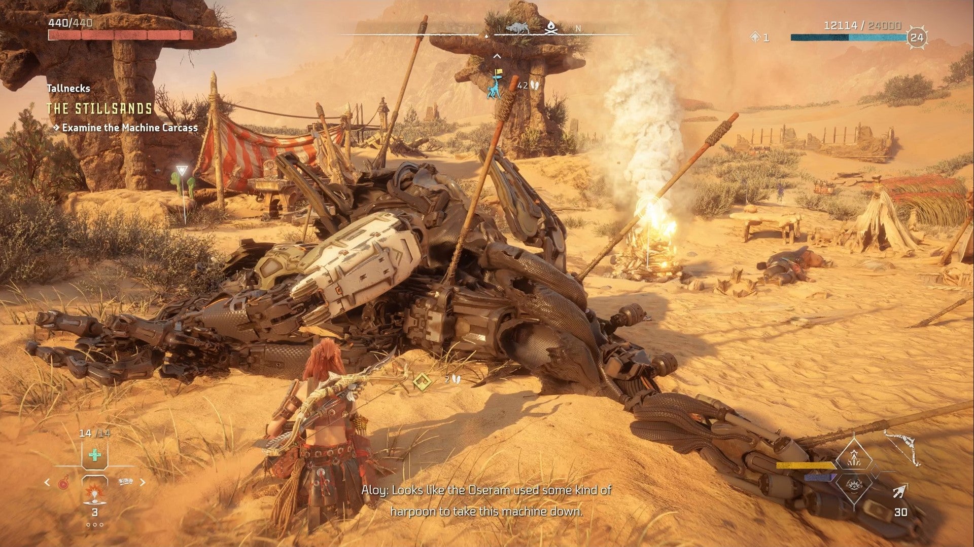 Horizon Forbidden West Tallneck Locations: How to Climb Tallnecks and Remove Map Fog - 12