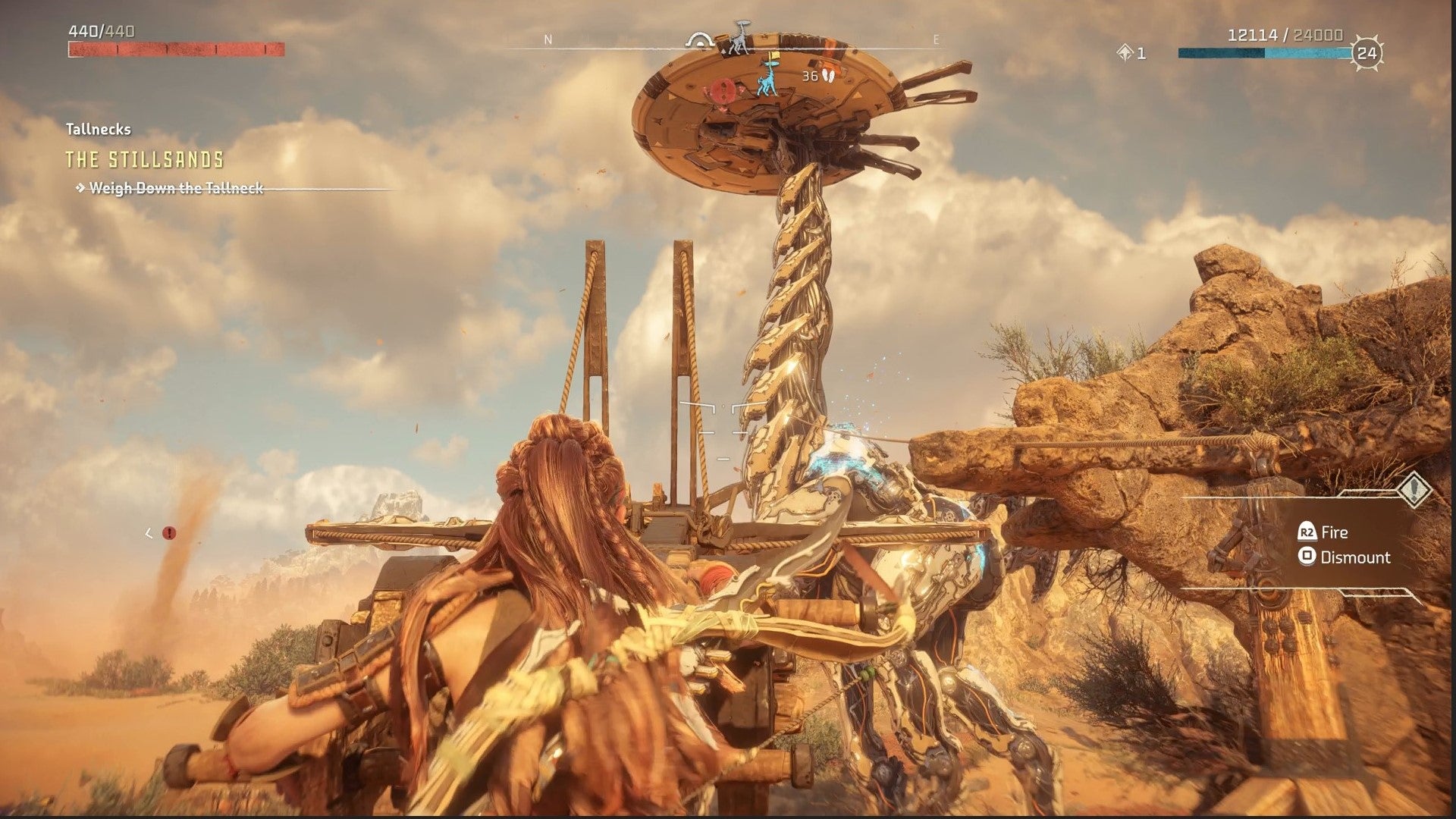 Horizon Forbidden West Tallneck Locations: How to Climb Tallnecks and Remove Map Fog - 13