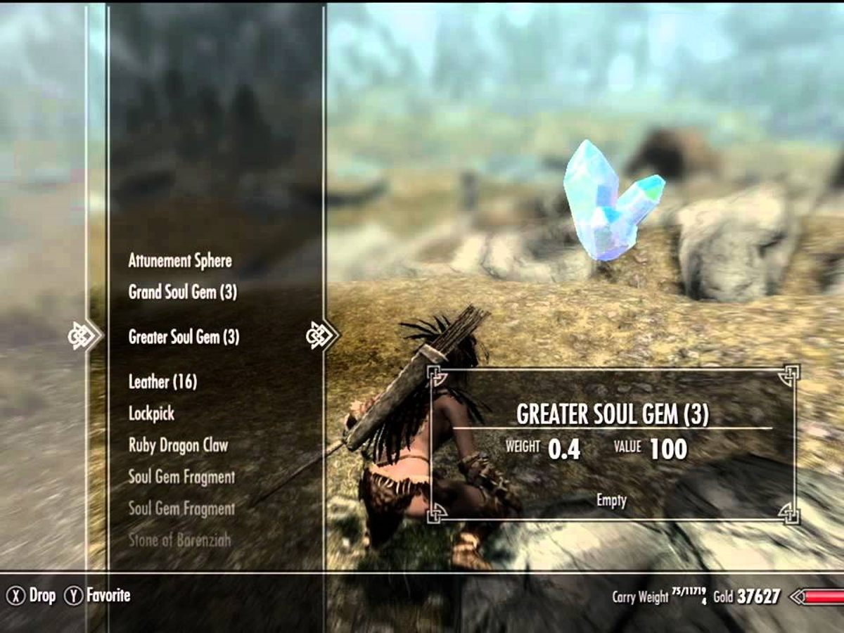 Skyrim soul gems - How to fill Soul Gems and where to find them