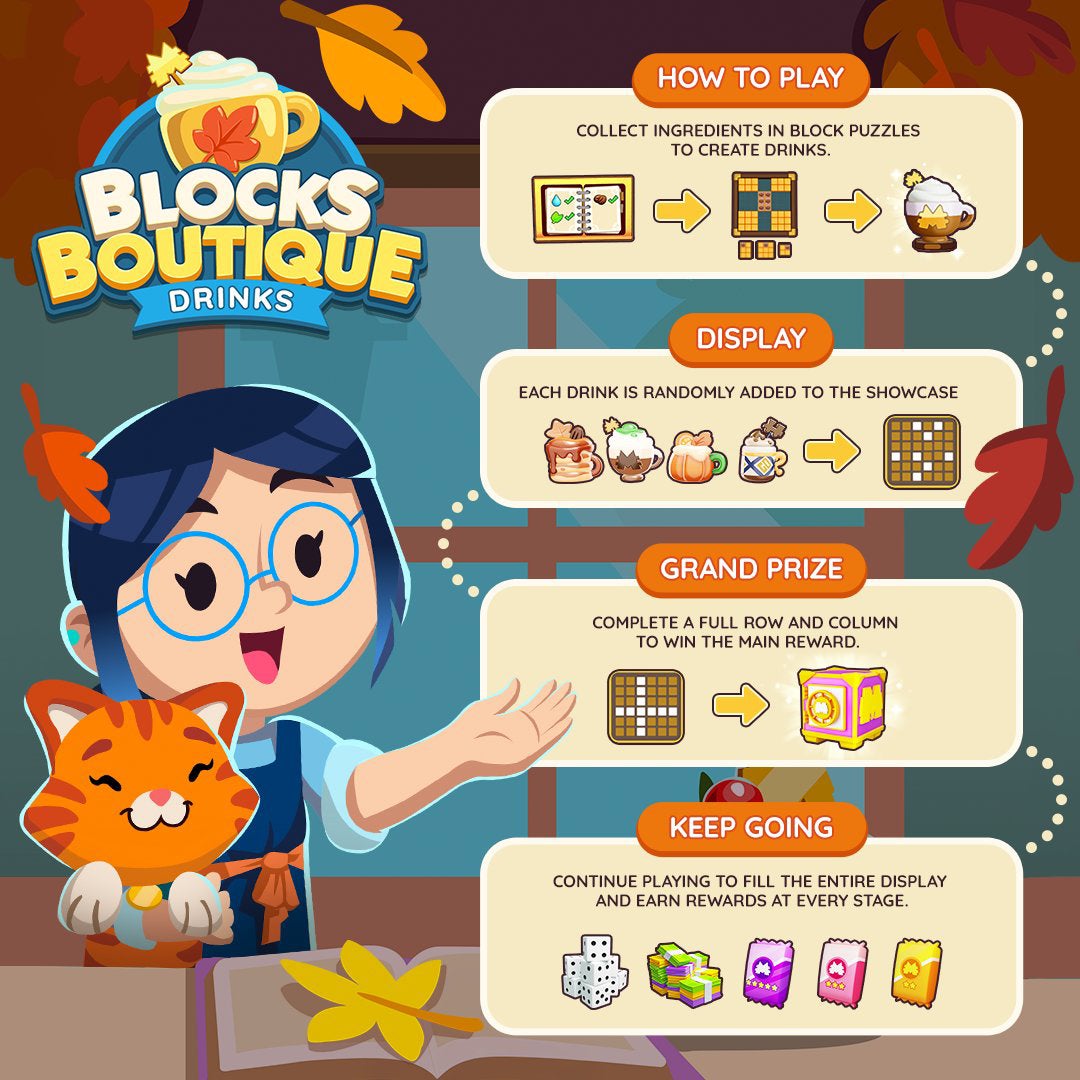 Monopoly Go artwork explaining how to play the Blocks Boutique event. - 5