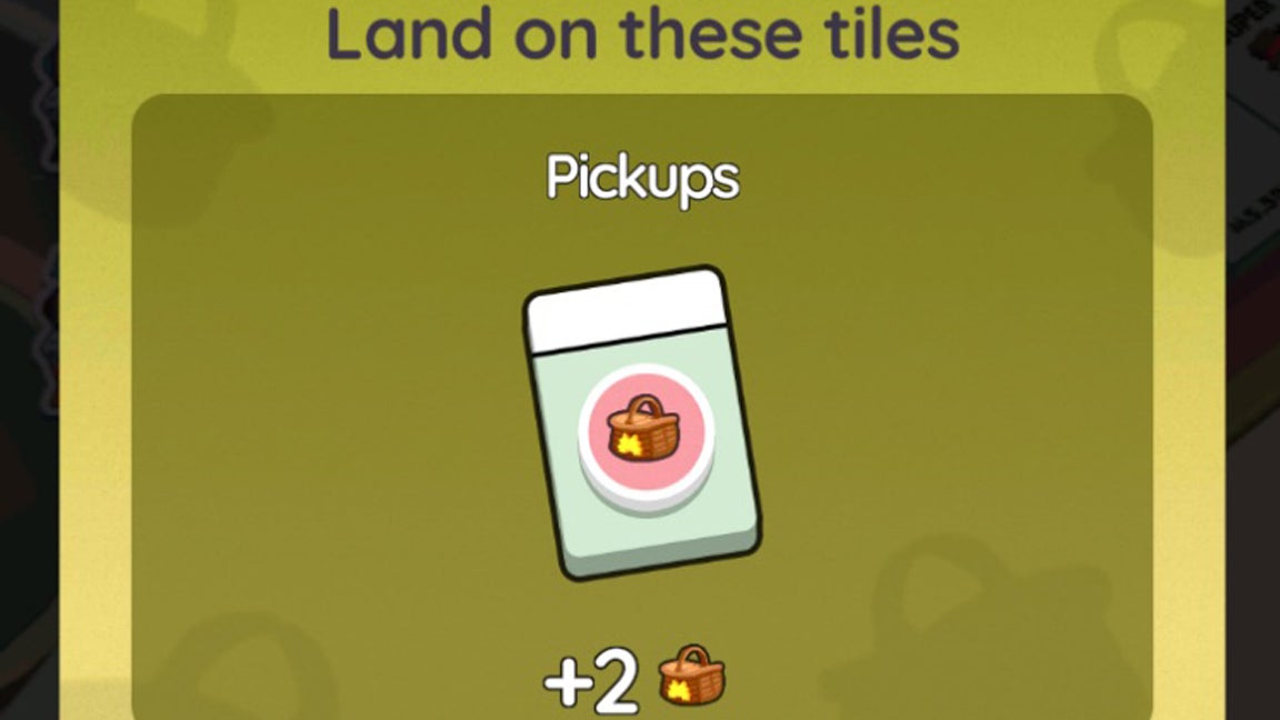 A Monopoly Go menu screen that shows instructions for how to play the Fall Feast event. - 3