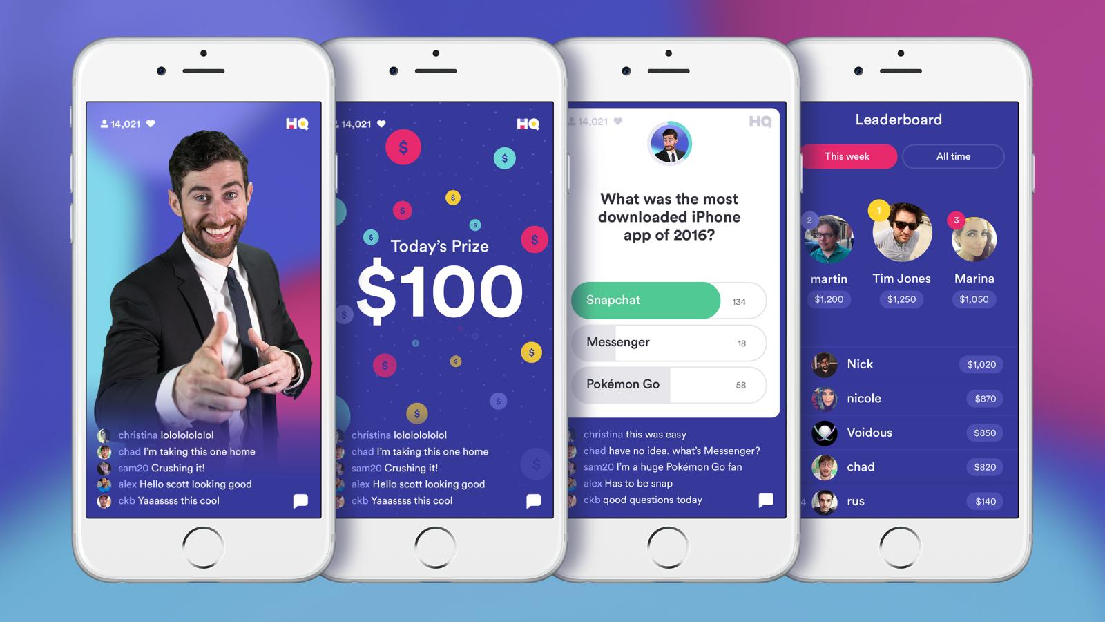 HQTrivia关闭通知：直播答题应用正式终止运营