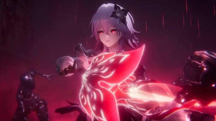 Evernight calling Evey, her Memoprite, in HSR