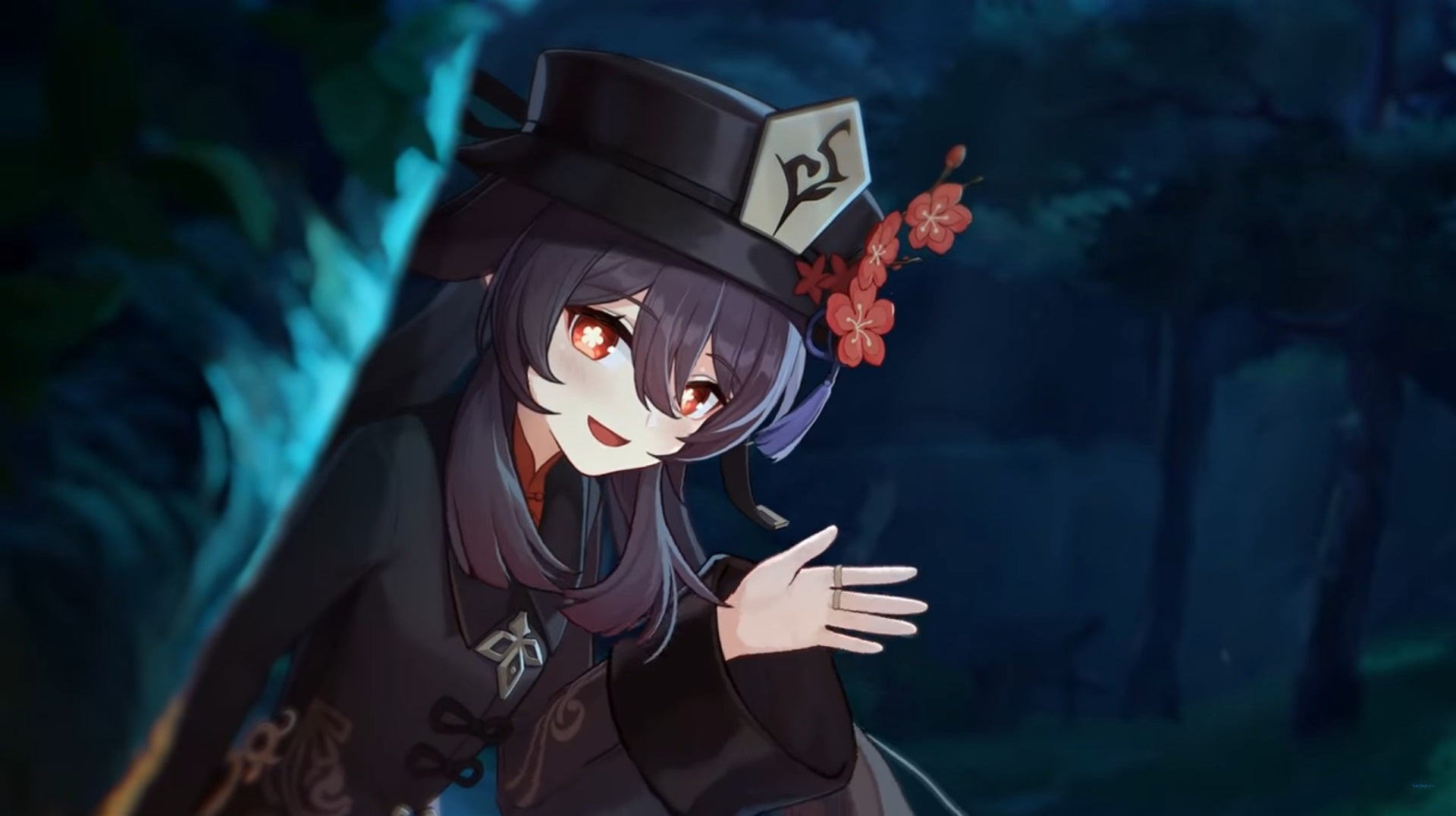 Screenshot from Hu Tao Genshin Impact teaser trailer - 3