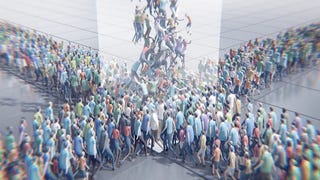 Humanity is a beautiful, creepy game about crowds