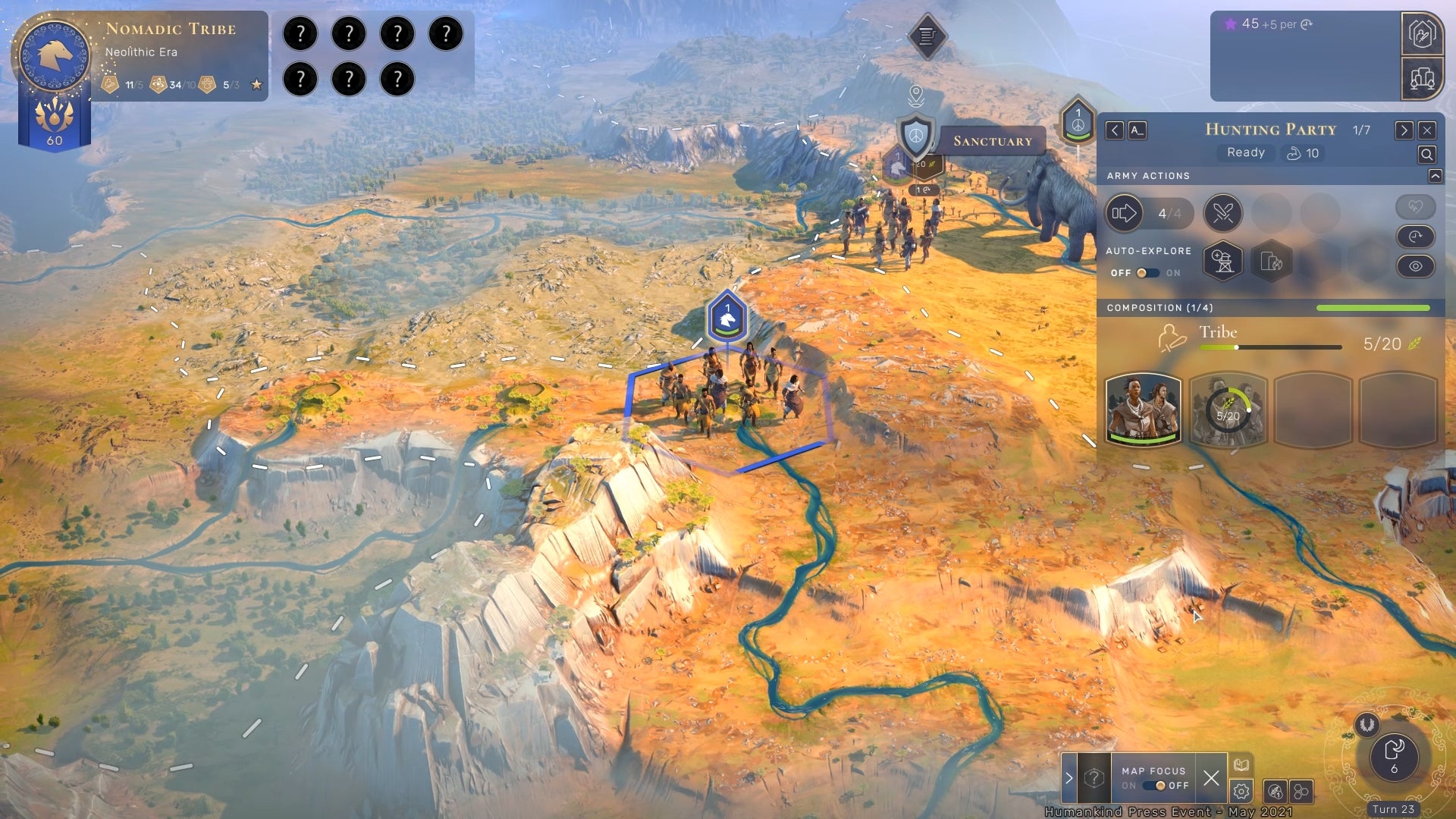 Humankind's million potential civs make for some great strategy moments ...