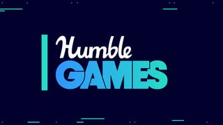 Humble Games' logo on a dark background.