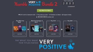 Humble Very Positive Bundle 2 available now, featuring Oxenfree, Shadow of War, and more