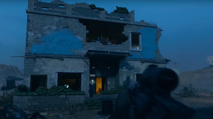 A house containing the safe in Black Ops 6’s Hunting Season mission.