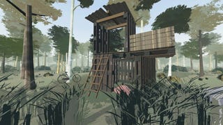 Build a base in the woods in Sokpop's Huts