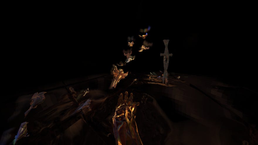 Chasing birds in a Hyper Demon screenshot.