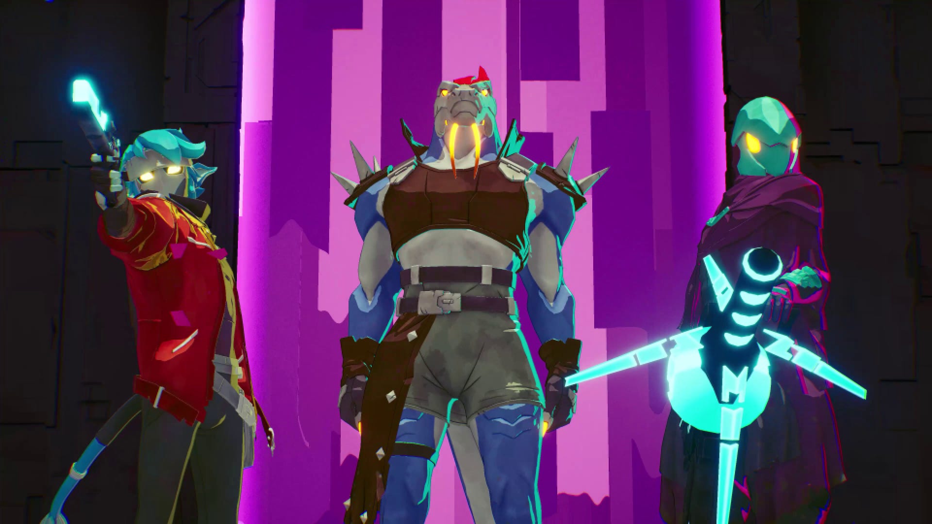 Three characters successful  Hyper Light Breaker.