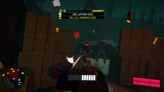 First person guard shooting in I Am Your Beast