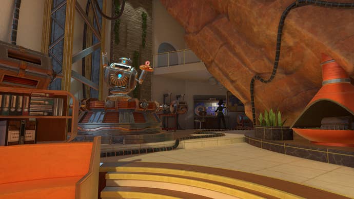 A villainous lair in I Expect You To Die 3