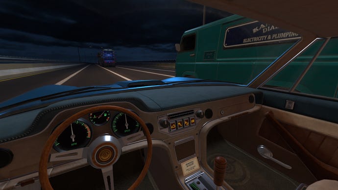 Driving a car in VR spy game I Expect You To Die 3