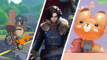 Images from Tanuki: Pon's Summer, Lies of P: Overture, and Woodo.