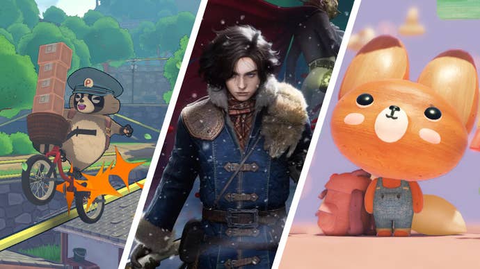 Images from Tanuki: Pon’s Summer, Lies of P: Overture, and Woodo.