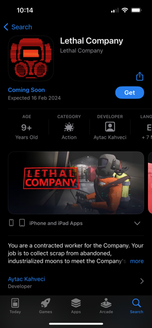 Lethal Company on App Store