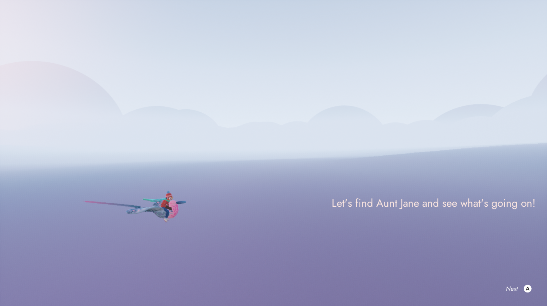 Flying over the fog in Flock