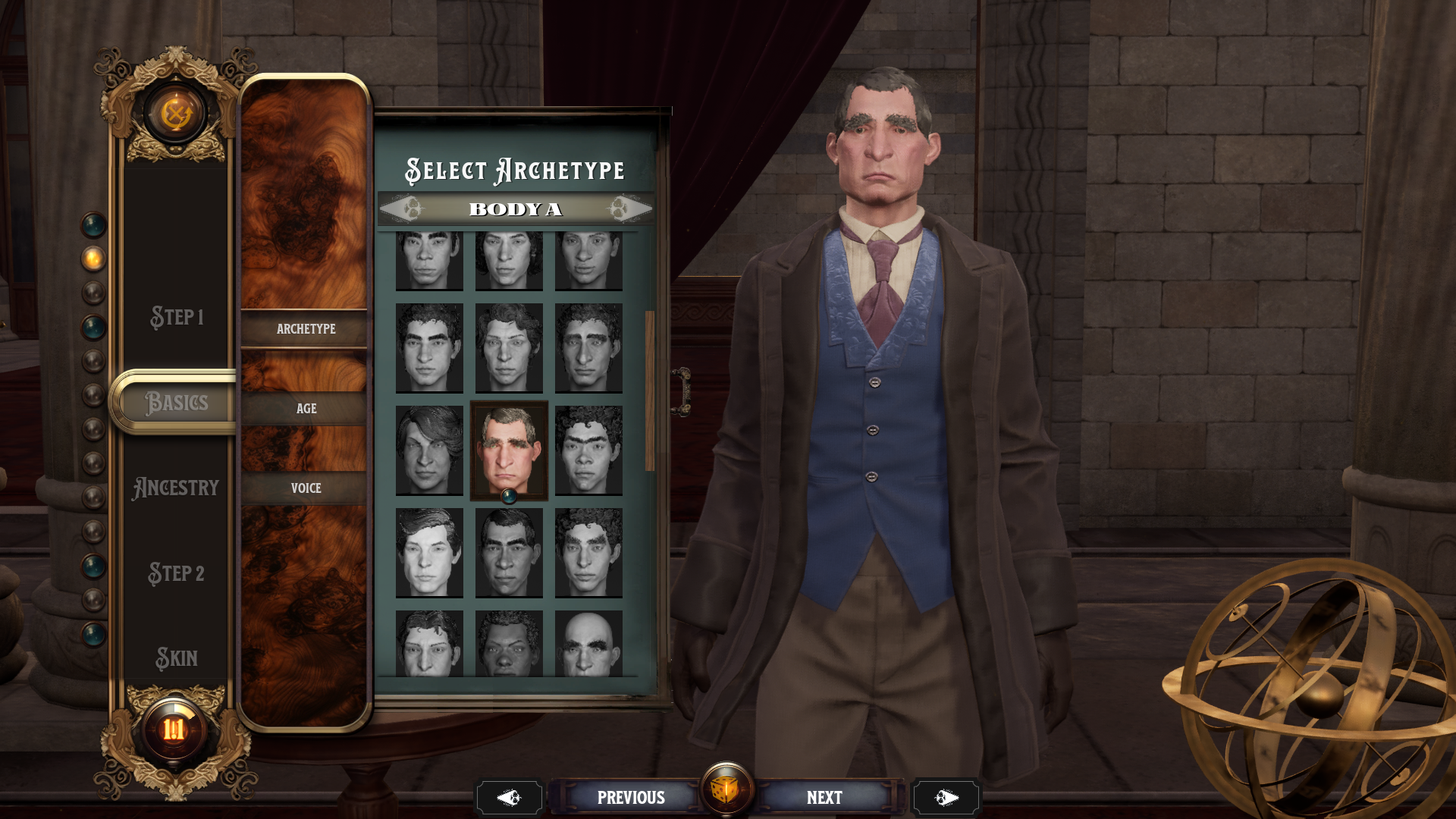 Nightingale character creator