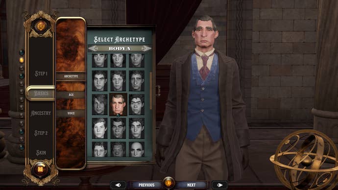 Nightingale character creator