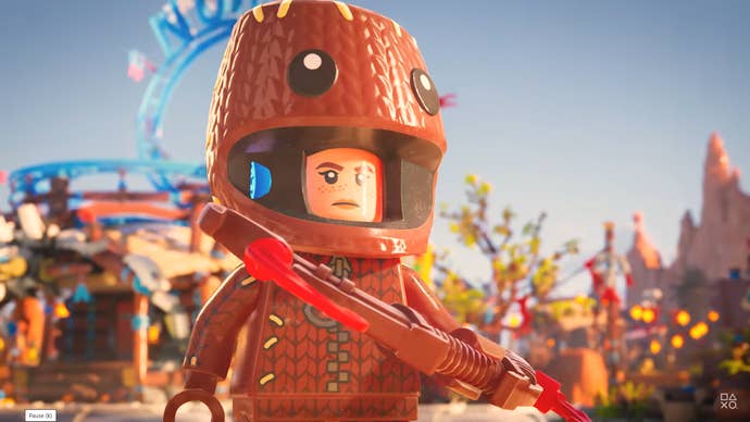 Aloy as Sackboy in Lego Horizon Adventures
