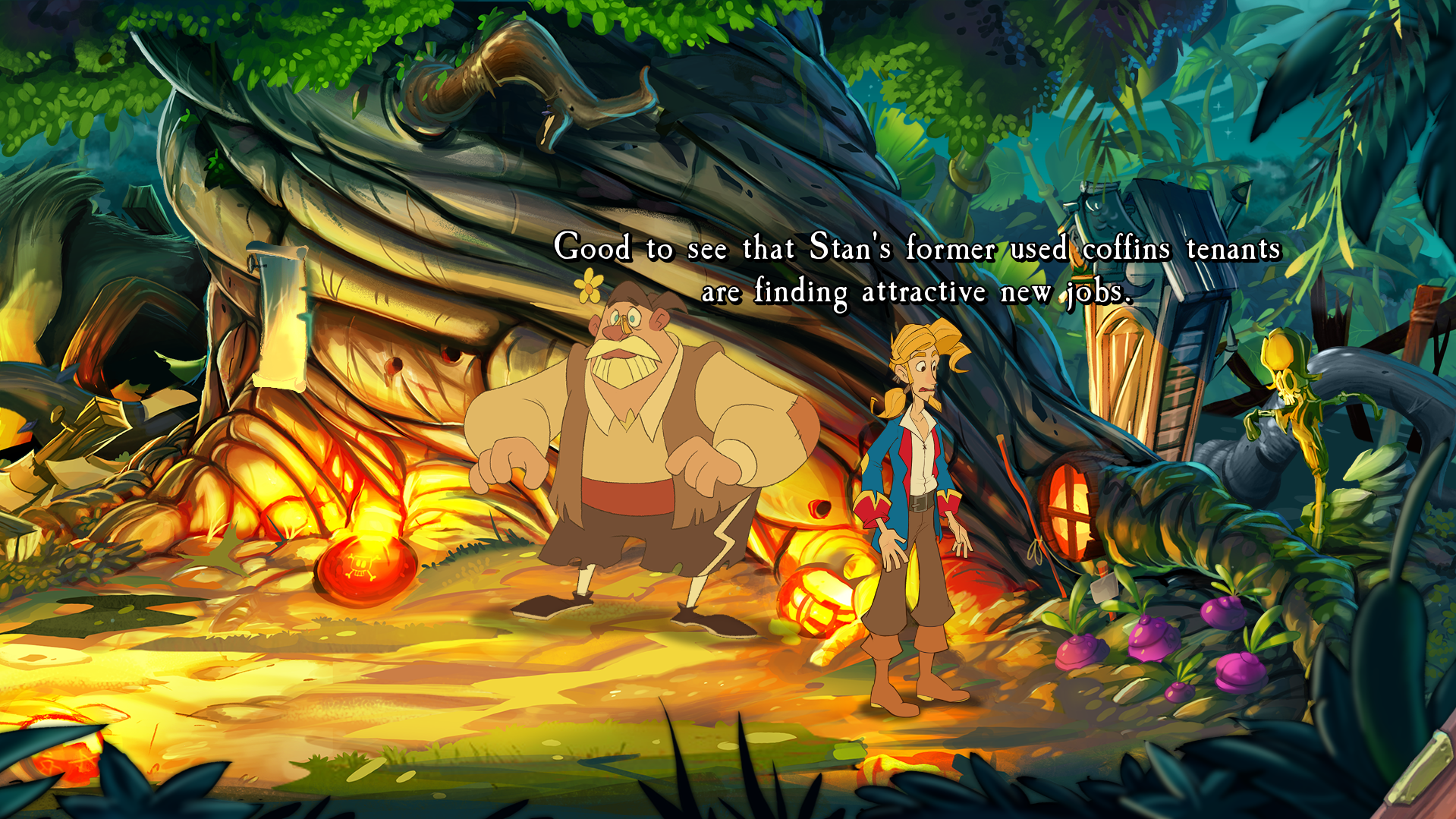 Guybrush Threepwood chats about Stan in fan-made game The Booze of Monkey Island