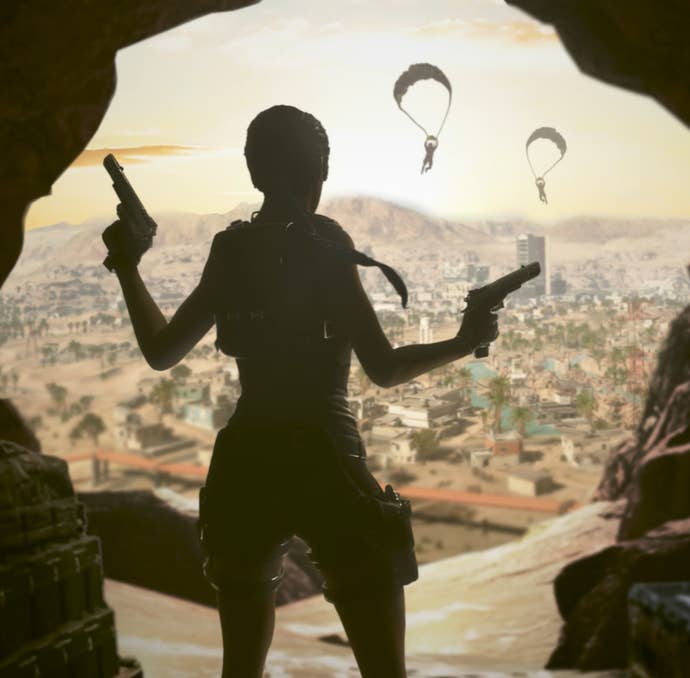 Lara Croft in Call of Duty