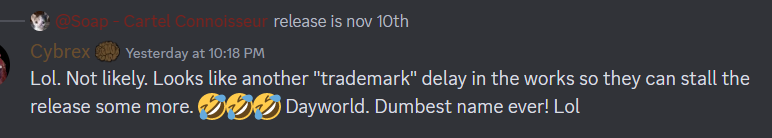 Is The Day Before getting a name change?