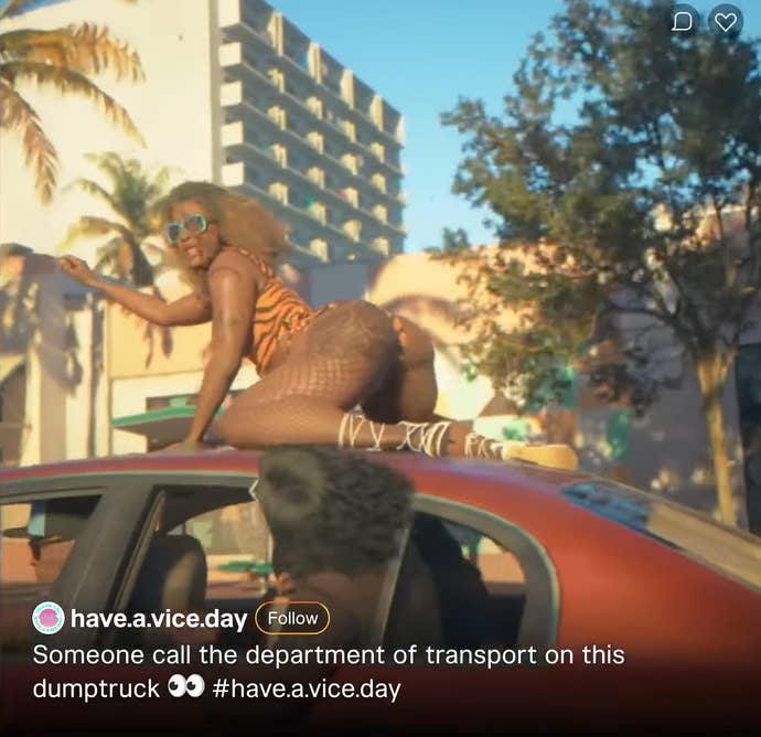 Twerking on a car in GTA 6
