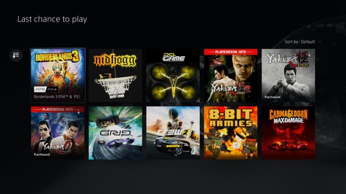 PlayStation Plus last chance to play Jul-Aug 2023