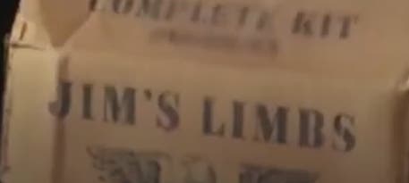 A box labelled Jim's Limbs in Amazon's Fallout series