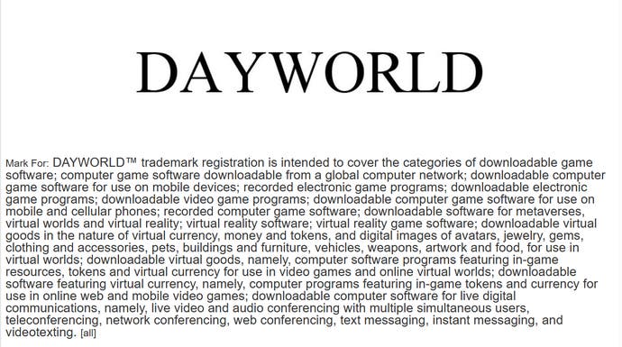 Dayworld trademark