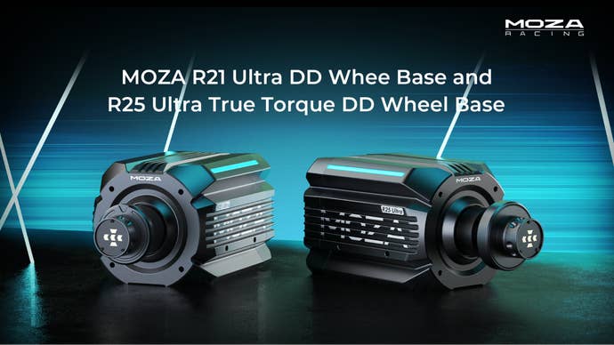 Moza R21 Ultra and R25 Ultra wheel bases