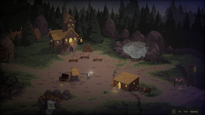 a town very much in need of repair in free indie Tristram
