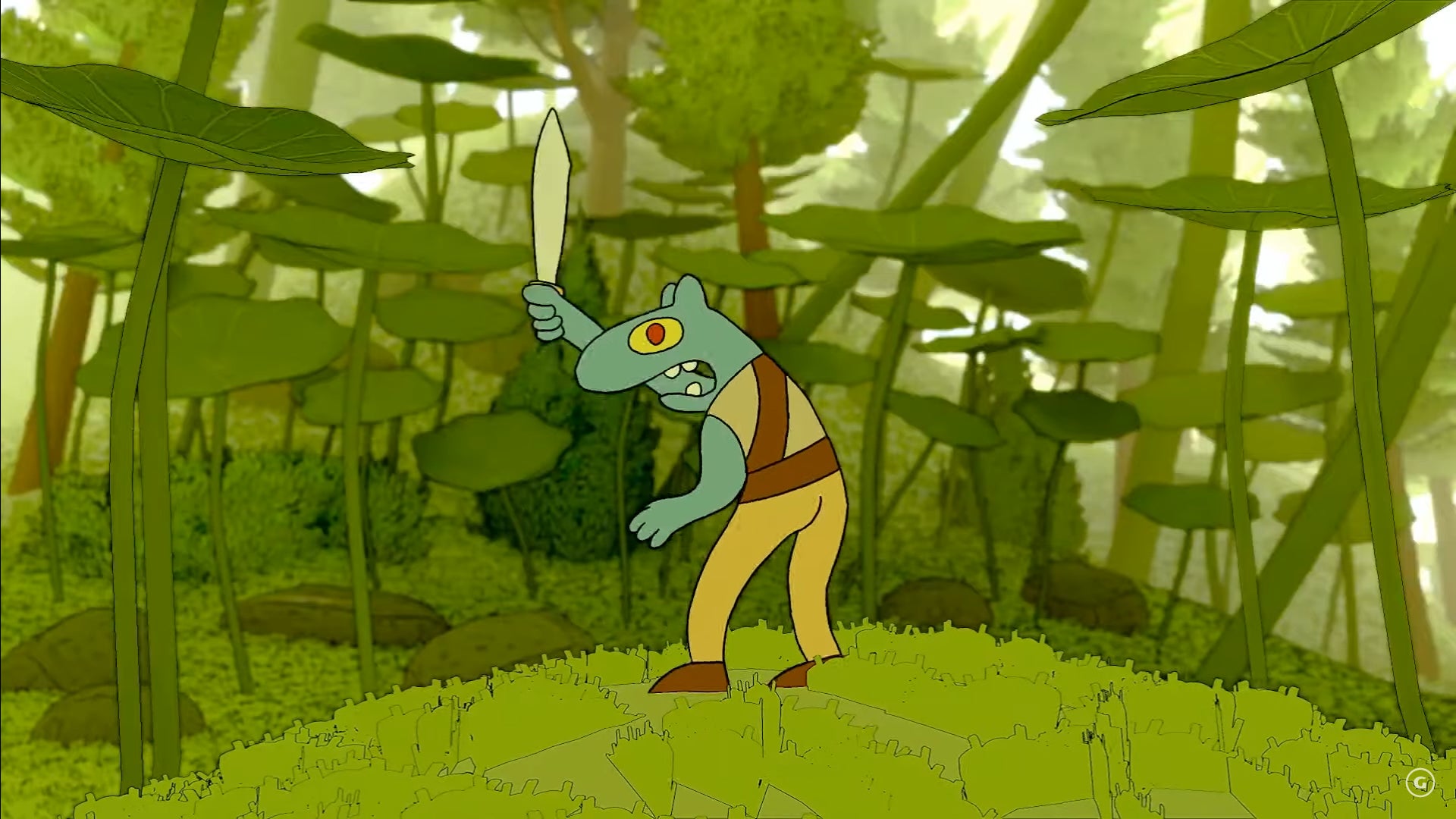 A green nose-haver rattles a saber in FPS The Explorator - 1