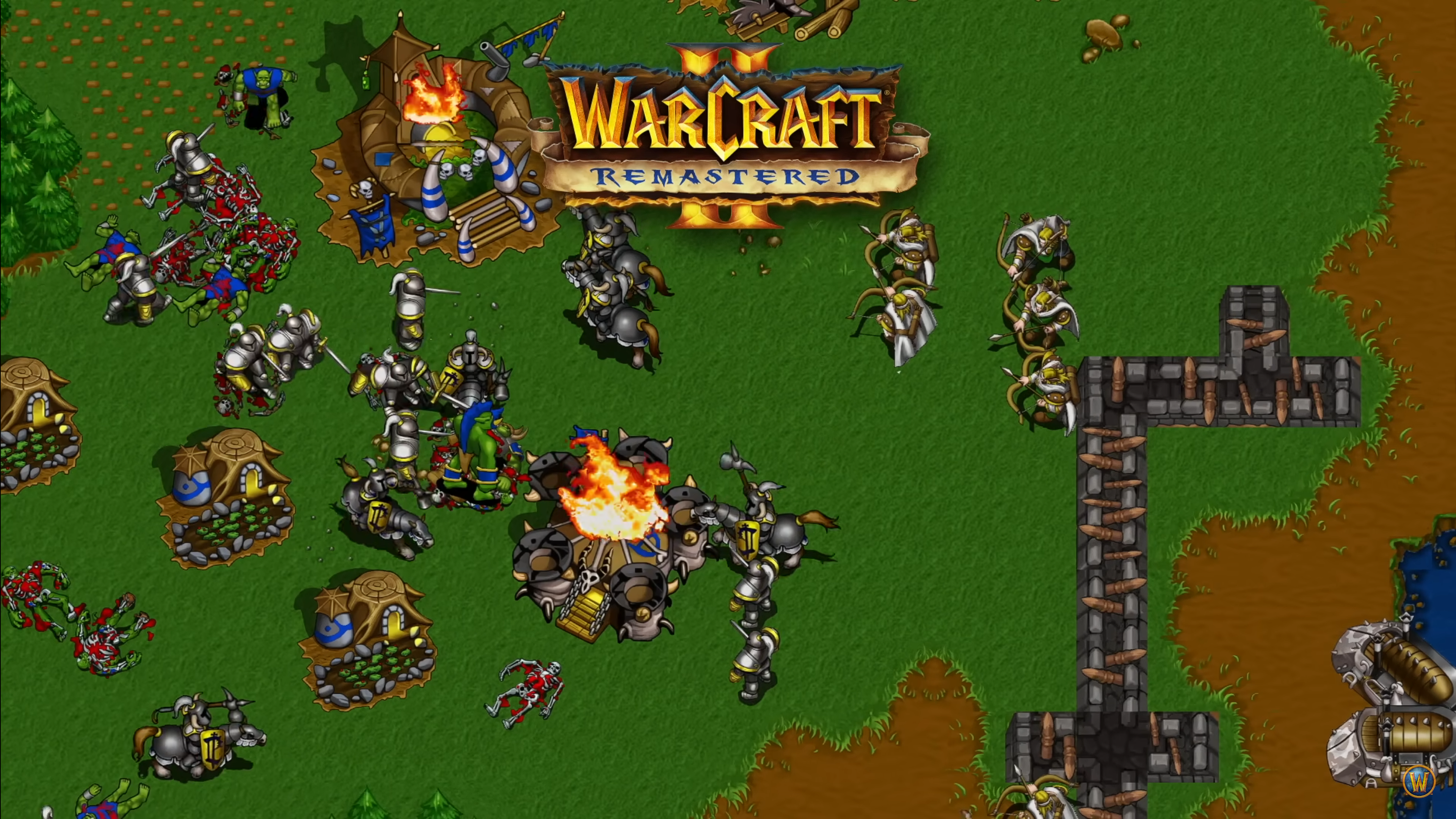 Blizzard acaba de lanzar silenciosamente las remasterizaciones de Warcraft 1 y 2, y parecen juegos de Zynga creados por un pato ciego