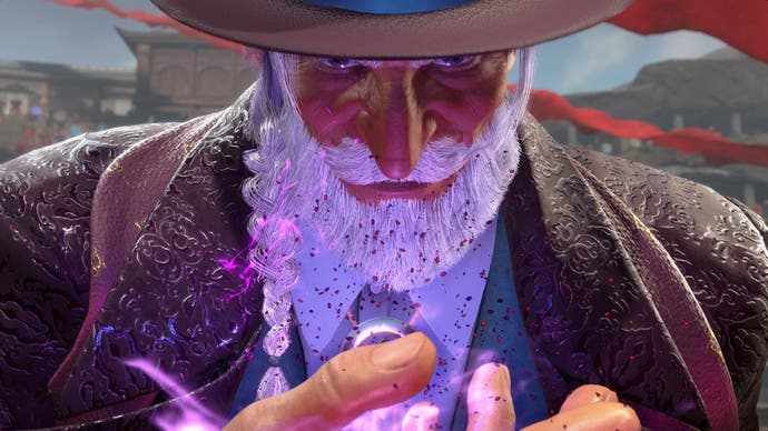 JP in Street Fighter 6, a dapper gent with a white beard.