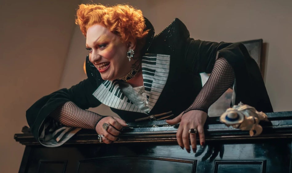 Doctor Who villauin Maestro emerging from a piano - 7