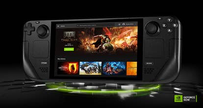 GeForce Now App running on a Steam Deck.